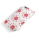 The Abstract Red Flower Pedals iPhone 6/6s or 6/6s Plus 2-Piece Hybrid INK-Fuzed Case