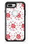 The Abstract Red Flower Pedals - iPhone 7 or 7 Plus Commuter Case Skin Kit