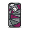 The Abstract Striped Vibrant Trangles Apple iPhone 5-5s Otterbox Defender Case Skin Set