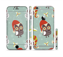 The Abstract Vintage Christmas Owls Sectioned Skin Series for the Apple iPhone 6/6s