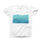 The Abstract WaterWaves ink-Fuzed Front Spot Graphic Unisex Soft-Fitted Tee Shirt