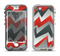 The Abstract ZigZag Pattern v4 Apple iPhone 5-5s LifeProof Nuud Case Skin Set