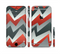 The Abstract ZigZag Pattern v4 Sectioned Skin Series for the Apple iPhone 6/6s