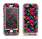 The Abstract Zig Zag Color Pattern Apple iPhone 5-5s LifeProof Nuud Case Skin Set