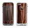 The Aged RedWood Texture Apple iPhone 5-5s LifeProof Fre Case Skin Set