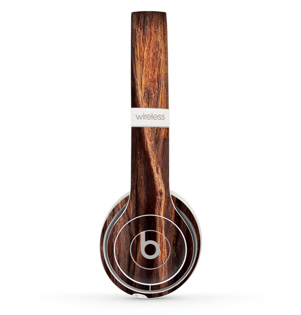 The Aged RedWood Texture Skin Set for the Beats by Dre Solo 2 Wireless Headphones