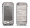 The Aged White Wood Planks Apple iPhone 5-5s LifeProof Nuud Case Skin Set