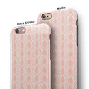 The All Over Coral Royal Pattern iPhone 6/6s or 6/6s Plus 2-Piece Hybrid INK-Fuzed Case