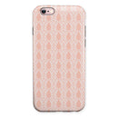 The All Over Coral Royal Pattern iPhone 6/6s or 6/6s Plus 2-Piece Hybrid INK-Fuzed Case