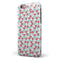 The All Over Mint Life Float Pattern iPhone 6/6s or 6/6s Plus 2-Piece Hybrid INK-Fuzed Case