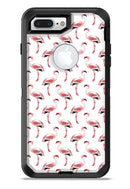 The All Over Pink Flamingo Pattern - iPhone 7 or 7 Plus Commuter Case Skin Kit