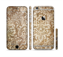 The Antique Floral Lace Pattern Sectioned Skin Series for the Apple iPhone 6/6s Plus