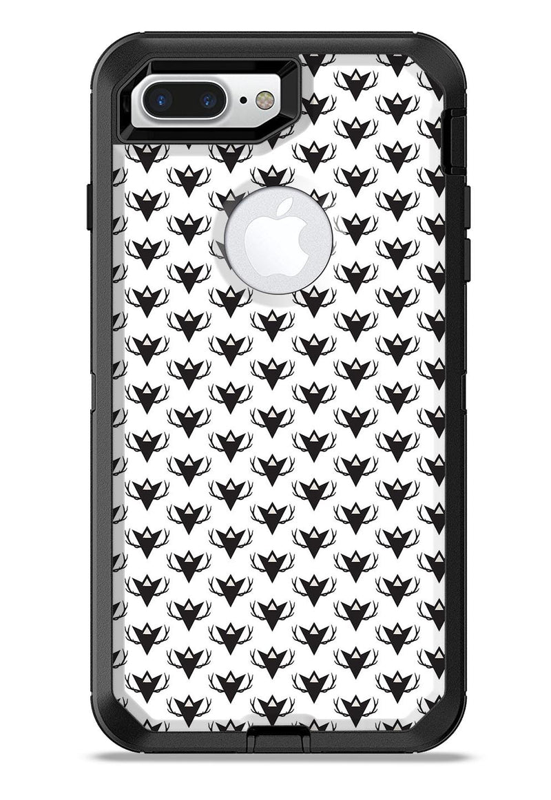 The Arrowhead Antlers All Over Pattern - iPhone 7 or 7 Plus Commuter Case Skin Kit