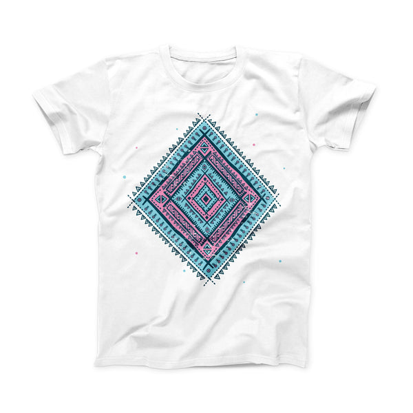 The Aztec Diamond ink-Fuzed Front Spot Graphic Unisex Soft-Fitted Tee Shirt