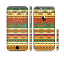 The Aztec Tribal Vintage Tan and Gold Pattern V6 Sectioned Skin Series for the Apple iPhone 6/6s