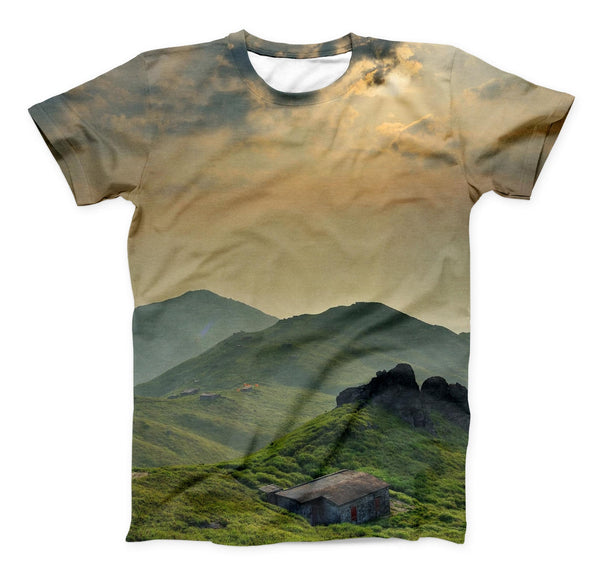 The Beautiful Countryside ink-Fuzed Unisex All Over Full-Printed Fitted Tee Shirt