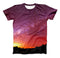 The Beautiful Milky Way Sunset ink-Fuzed Unisex All Over Full-Printed Fitted Tee Shirt