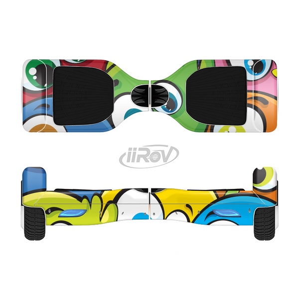 The Big-Eyed Highlighted Cartoon Birds Full-Body Skin Set for the Smart Drifting SuperCharged iiRov HoverBoard