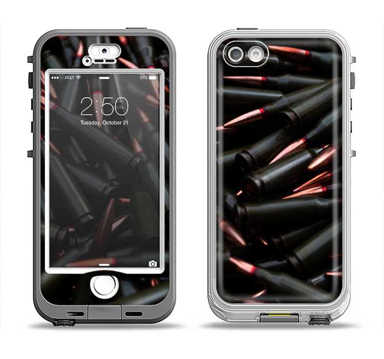 The Black Bullet Bundle Apple iPhone 5-5s LifeProof Nuud Case Skin Set