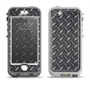 The Black Diamond-Plate Apple iPhone 5-5s LifeProof Nuud Case Skin Set