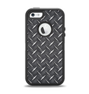The Black Diamond-Plate Apple iPhone 5-5s Otterbox Defender Case Skin Set