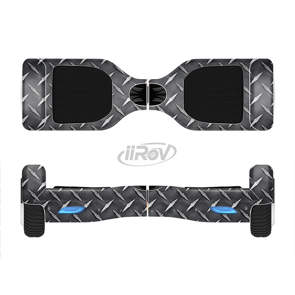 The Black Diamond-Plate Full-Body Skin Set for the Smart Drifting SuperCharged iiRov HoverBoard