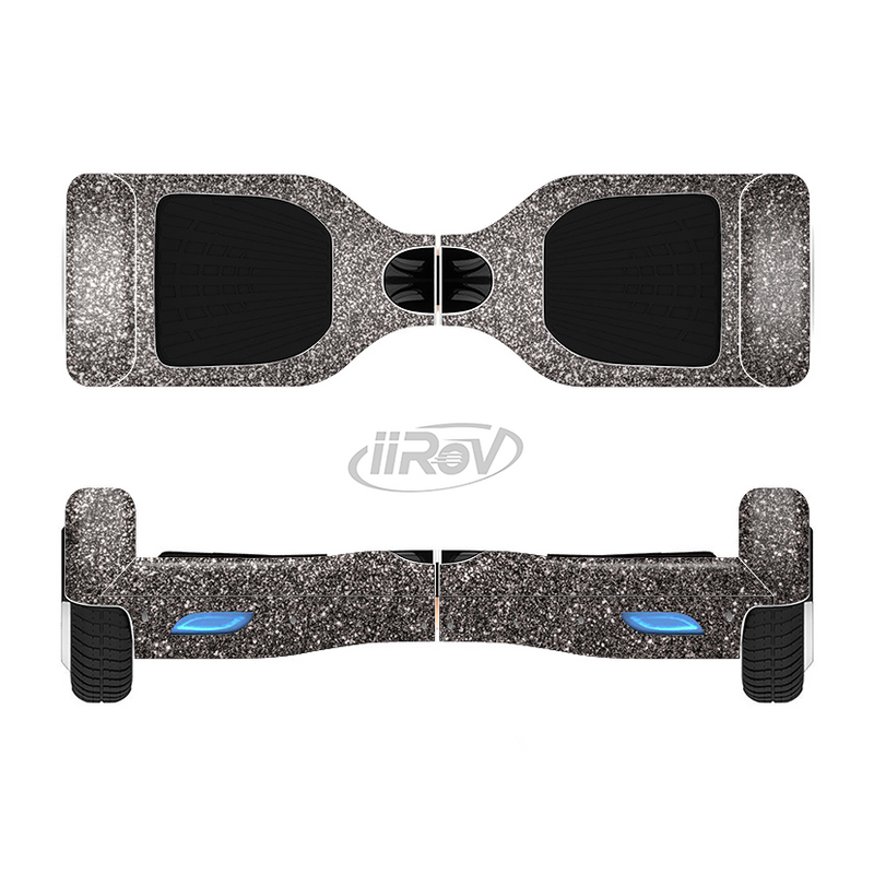 The Black Glitter Ultra Metallic Full-Body Skin Set for the Smart Drifting SuperCharged iiRov HoverBoard