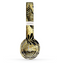 The Black & Gold Grunge Leaf Surface Skin Set for the Beats by Dre Solo 2 Wireless Headphones