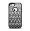 The Black Gradient Layered Chevron Apple iPhone 5-5s Otterbox Defender Case Skin Set