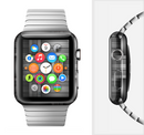 The Black & Gray Woven HD Pattern Full-Body Skin Set for the Apple Watch