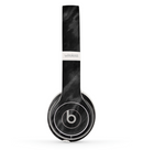 The Black Marble Surface Skin Set for the Beats by Dre Solo 2 Wireless Headphones