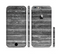 The Black Planks of Wood Sectioned Skin Series for the Apple iPhone 6/6s