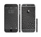 The Black Rain Drops Sectioned Skin Series for the Apple iPhone 6/6s Plus