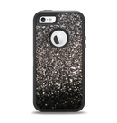 The Black Unfocused Sparkle Apple iPhone 5-5s Otterbox Defender Case Skin Set