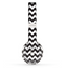 The Black & White Chevron Pattern Skin Set for the Beats by Dre Solo 2 Wireless Headphones