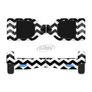 The Black & White Chevron Pattern V2 Full-Body Skin Set for the Smart Drifting SuperCharged iiRov HoverBoard