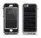 The Black Wood Texture Apple iPhone 5-5s LifeProof Nuud Case Skin Set
