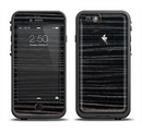 The Black Wood Texture Apple iPhone 6/6s LifeProof Fre Case Skin Set