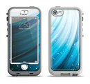 The Black and Blue Highlighted HD Wave Apple iPhone 5-5s LifeProof Nuud Case Skin Set