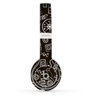The Black and White Cave Symbols Skin Set for the Beats by Dre Solo 2 Wireless Headphones