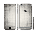 The Black and White Scratched Texture Sectioned Skin Series for the Apple iPhone 6/6s