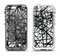 The Black and White Shards Apple iPhone 5-5s LifeProof Fre Case Skin Set