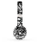 The Black and White Shards Skin Set for the Beats by Dre Solo 2 Wireless Headphones