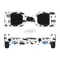 The Black and White Travel Collage Pattern Full-Body Skin Set for the Smart Drifting SuperCharged iiRov HoverBoard
