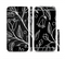The Black and White Vector Branches Sectioned Skin Series for the Apple iPhone 6/6s