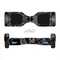 The Black with Thin White Paisley Pattern Full-Body Skin Set for the Smart Drifting SuperCharged iiRov HoverBoard