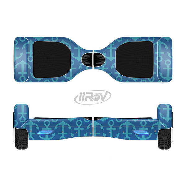 The Blue Anchor Collage V2 Full-Body Skin Set for the Smart Drifting SuperCharged iiRov HoverBoard