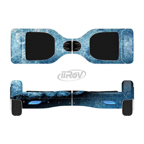 The Blue Broken Concrete Full-Body Skin Set for the Smart Drifting SuperCharged iiRov HoverBoard