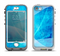 The Blue DIstressed Waves Apple iPhone 5-5s LifeProof Nuud Case Skin Set