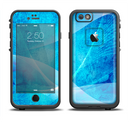 The Blue DIstressed Waves Apple iPhone 6/6s LifeProof Fre Case Skin Set